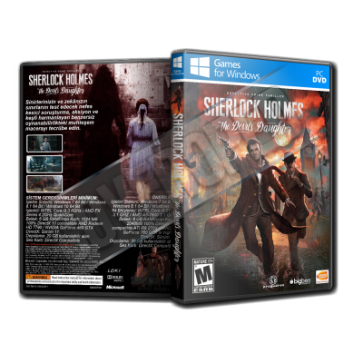 Sherlock Holmes The Devils Daughter Pc Game Cover Tasarımı